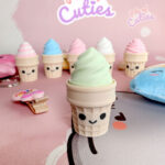 Kawaii Ice Cream Clicker Keychain