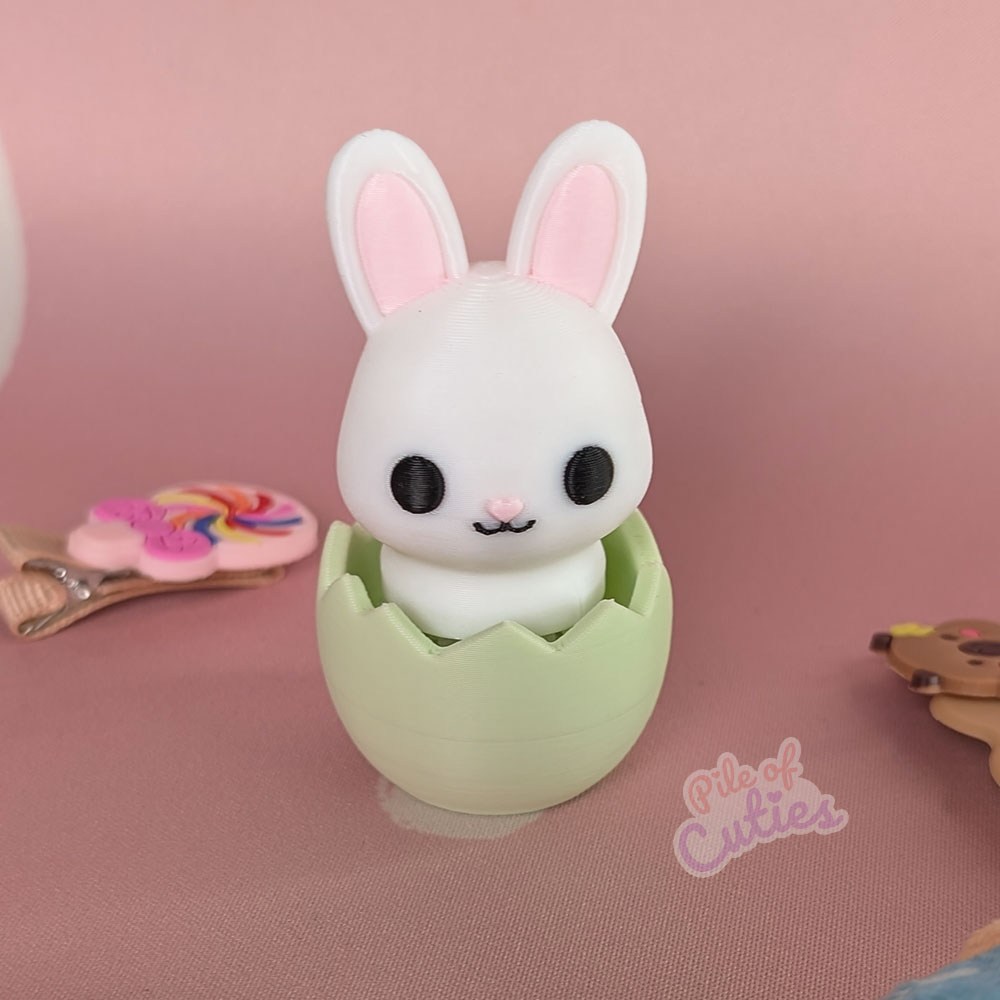 bunny-in-light-green-shell