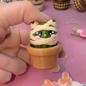 Mummy Cactus Cat Clicker - in action